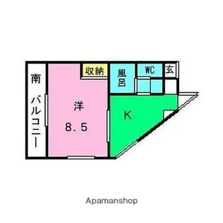 オーパスワン【3階】の間取り