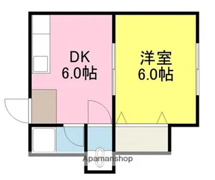 エアポートハイツ【2階】の間取り