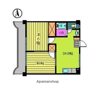 レジデンス華【3階】の間取り