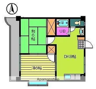 レジデンス華【1階】の間取り