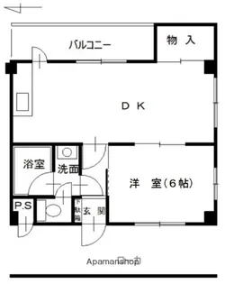 第6ミサワハウス【405号室】の間取り