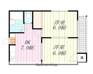 メゾン優【3階】の間取り