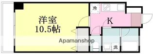 ハーモニーワン村口【106号室】の間取り