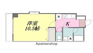ハーモニーワン村口【5階】の間取り