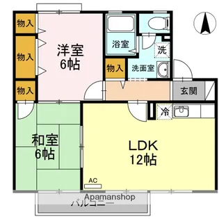 ヴィレッジコート・【2階】の間取り