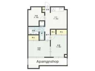 酒井ビル【4階】の間取り