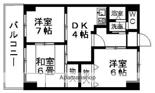 第3松本マンション【4階】の間取り