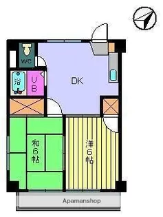 サンハイム和泉【4階】の間取り