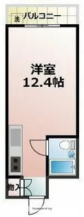 アカデミア横河原【1階】の間取り