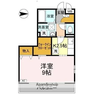 エスト・クレールⅡ【2階】の間取り