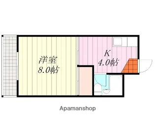 河塚ビル【302号室】の間取り