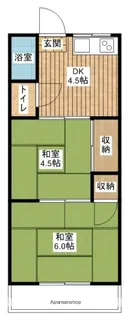 コーポいくし【2階】の間取り