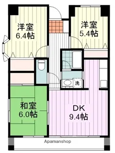 3DKの間取り画像