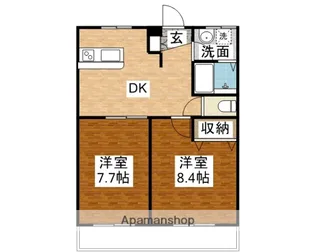 フォルテKIDO【3階】の間取り