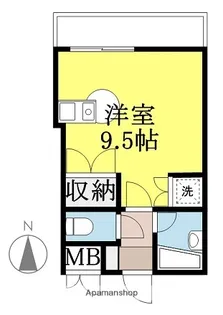 SUNRISE豊坂【7階】の間取り