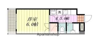 コーポラス和泉北【4階】の間取り