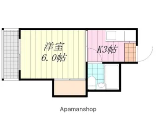 メゾン山越2号館【3階】の間取り