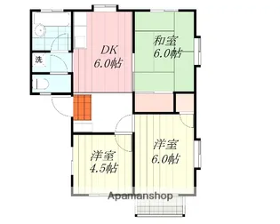 メゾン藤田【202号室】の間取り