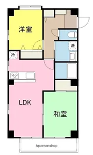 フォブールK&N【2階】の間取り