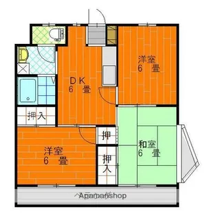 藤マンション【3階】の間取り