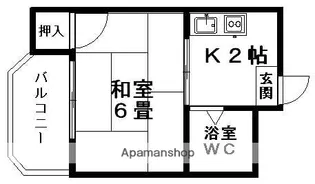 サンレッド【2階】の間取り