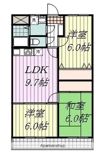 ユーミーM【102号室】の間取り