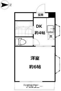 KBコート竹原【2階】の間取り