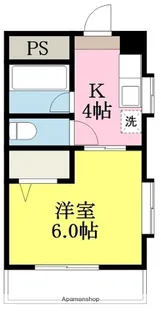 KBコート竹原【301号室】の間取り