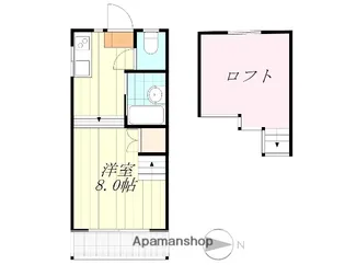 エルデ枝松【102号室】の間取り