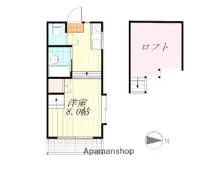 エルデ枝松【2階】の間取り