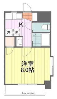 エディフィシオ藤【4階】の間取り
