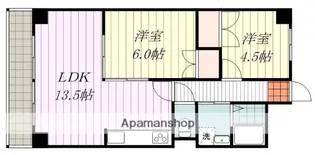松山グランドハイツ【5階】の間取り