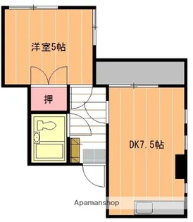 ニュー三番町ハイツ【402号室】の間取り