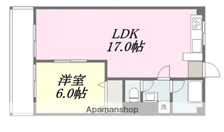 第二グランディール村瀬【3階】の間取り