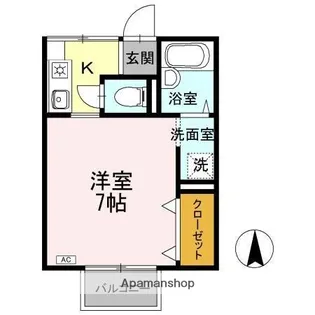 ルミエールシンコウ【2階】の間取り