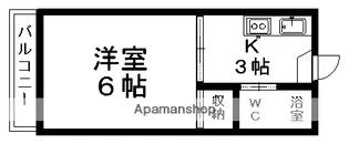 渡部マンション【4階】の間取り