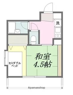ヴィラフリーデ平和通【9階】の間取り