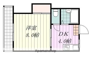 コーポ辰巳【3階】の間取り