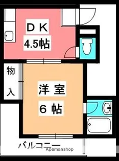 ハイツサンシャイン【2階】の間取り