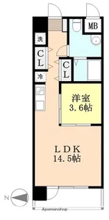 コヴェントガーデン二番町【2階】の間取り