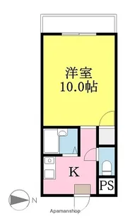 マイムビルⅢ【5階】の間取り