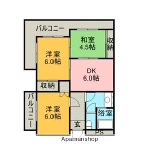 フジモトビル【4階】の間取り