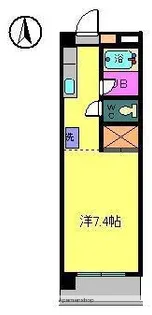 オクトワール松山土居田西館【4階】の間取り