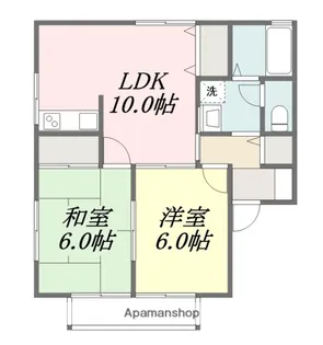 マリエール中須賀【2階】の間取り