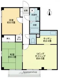 フォブール花【2階】の間取り