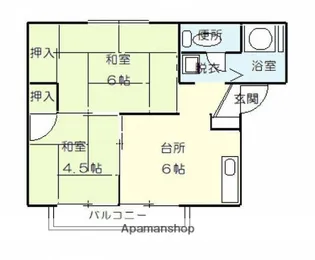 ABCハイム志津川【2階】の間取り
