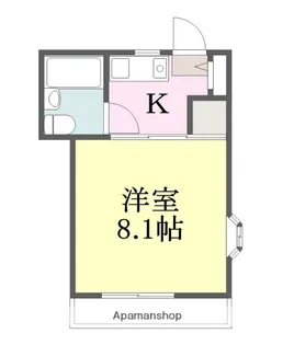 本宮ハイツ【2階】の間取り