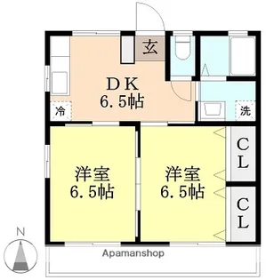 菊翠館【2階】の間取り