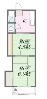コーポ椿【2階】の間取り