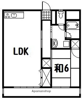 重信マンション【5階】の間取り
